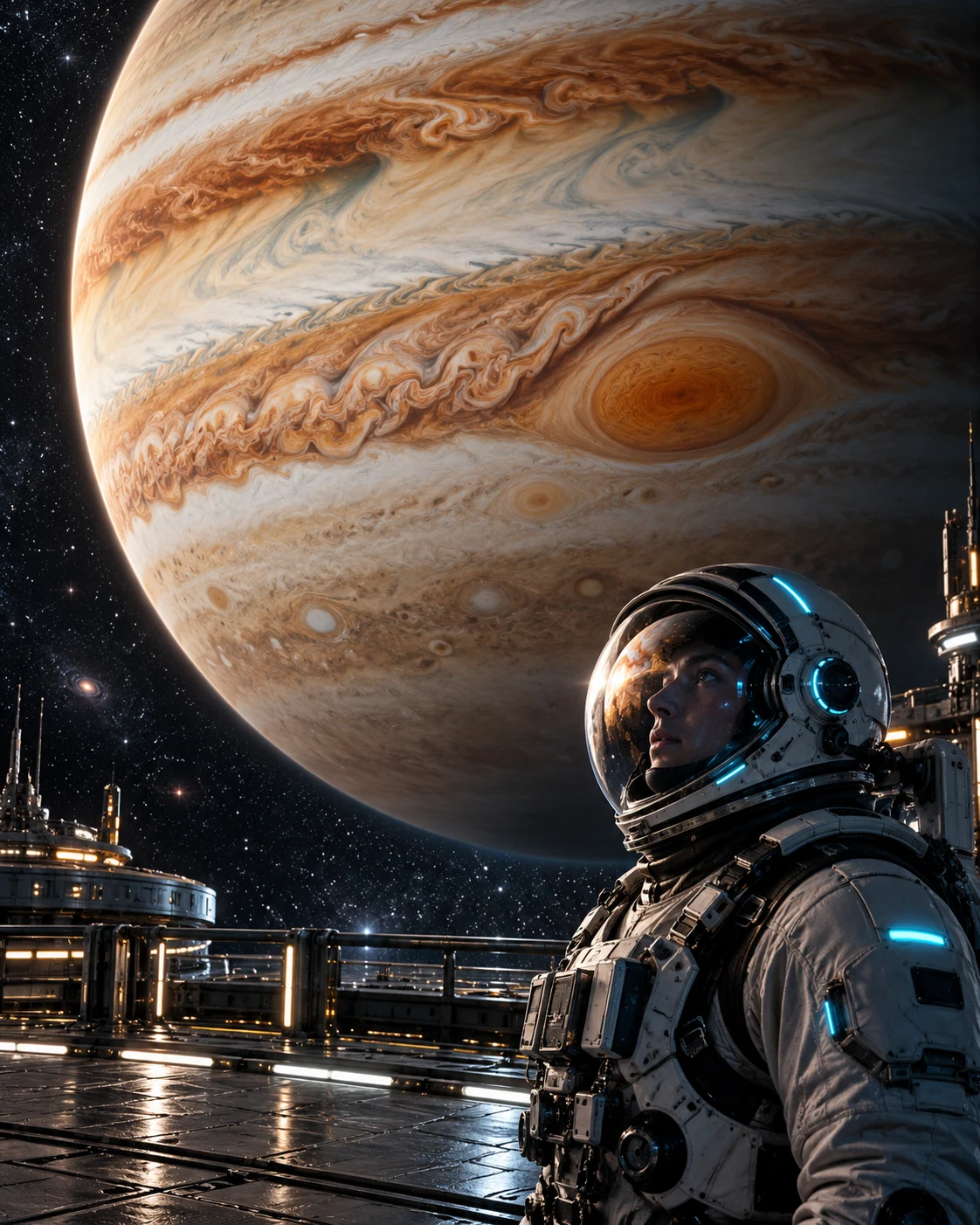 Replaceable concept illustration of Jupiter